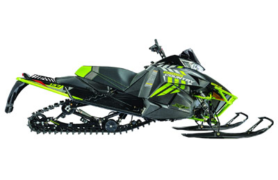 Snowmobile Arctic Cat In The Woods Snowmobile Arctic Cat In The Woods