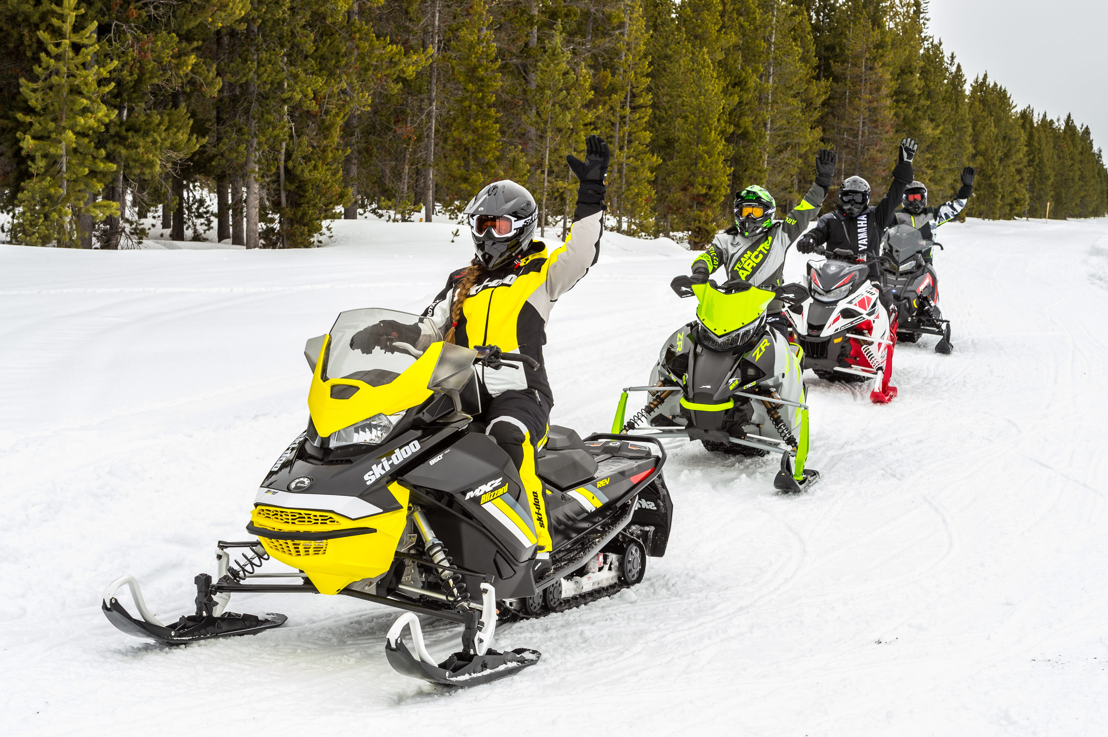Individual snowmobiler photos, ISMA (International Snowmobile