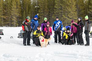 Photo of individual snowmobiler