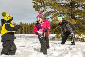 Photo of individual snowmobiler