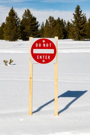 Fun snowmobile photo